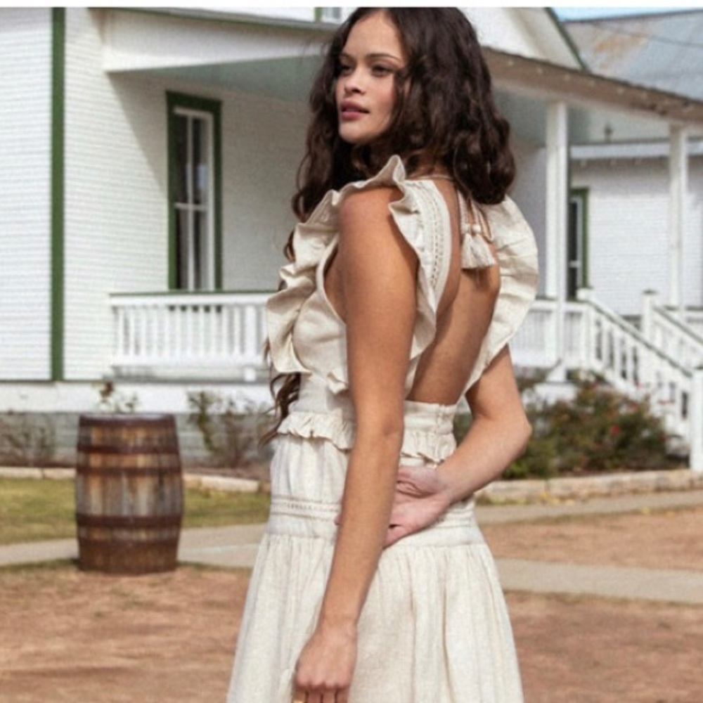 Lola Frill Maxi Dress